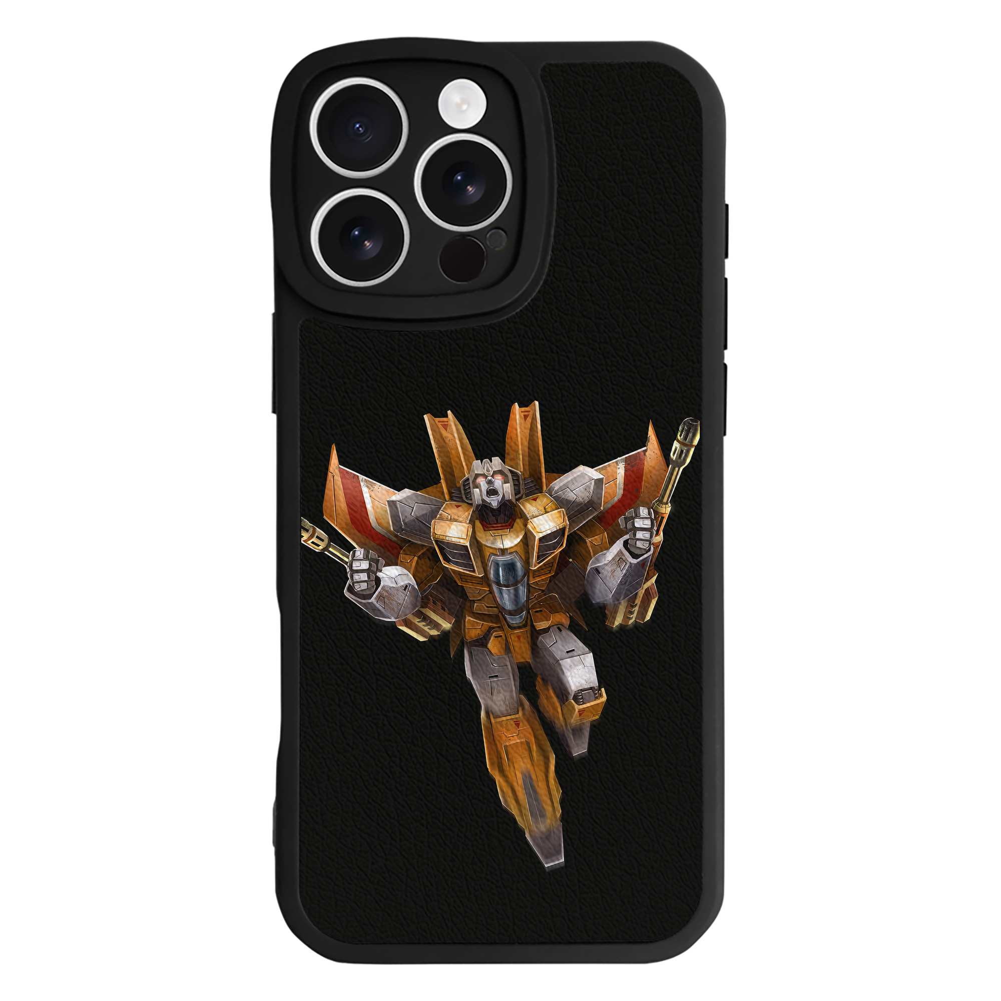 （画像用） Transformers トランスフォーマー 【iPhone 16シリーズ対応】シリコンスマホケース（レザー調） 材質：シリコン